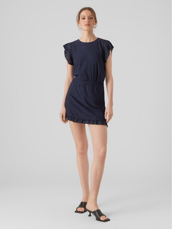 Vero Moda Vero Moda Majica Tassa 10286067 Tamnoplava Loose Fit