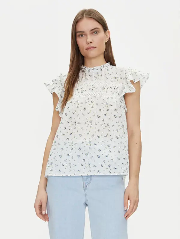 Vero Moda Vero Moda Majica Trine 10301205 Bijela Standard Fit