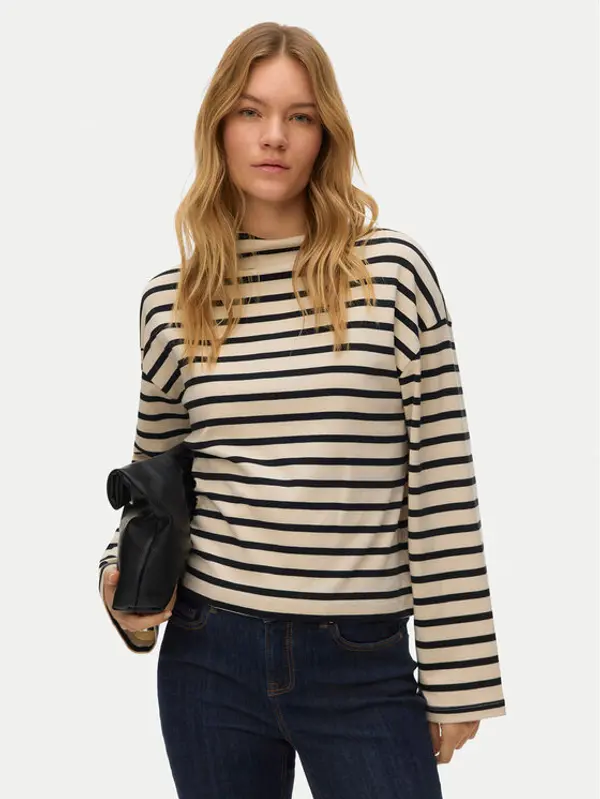 Vero Moda Vero Moda Majica Urena 10339132 Bež Oversize