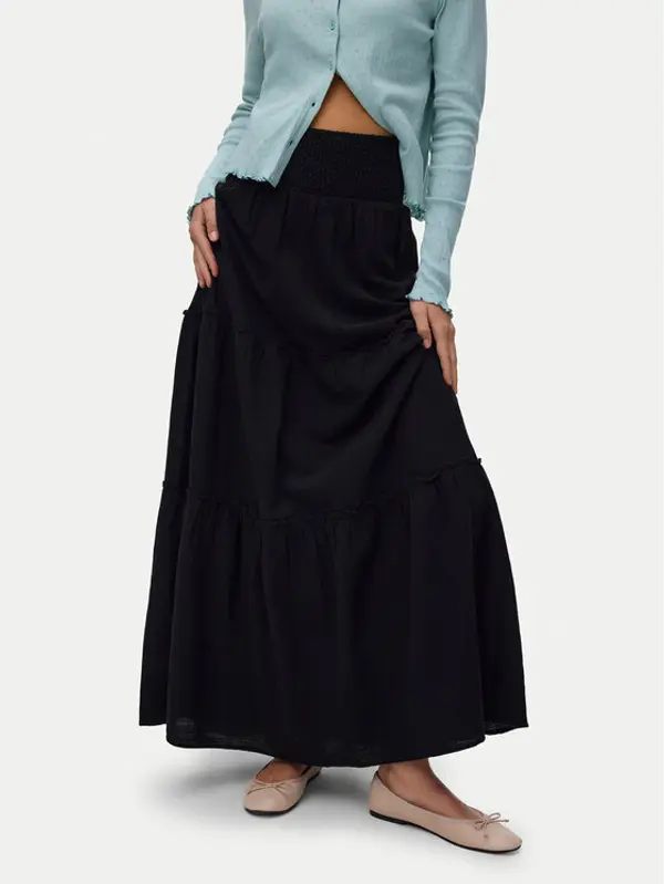 Vero Moda Vero Moda Maxi suknja Keeley 10316487 Crna Regular Fit