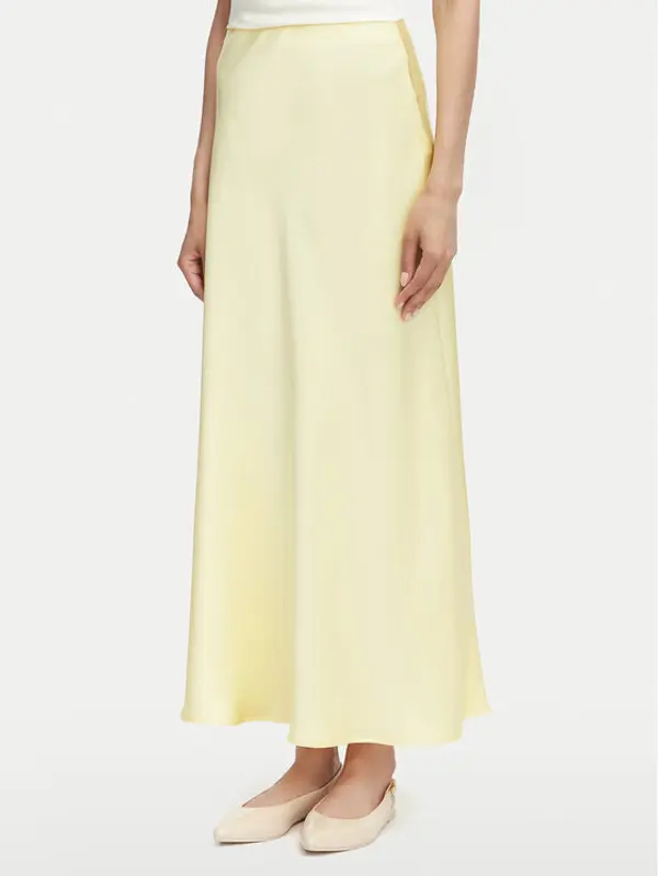 Vero Moda Vero Moda Maxi suknja Livia 10350079 Svijetlo žuta Regular Fit