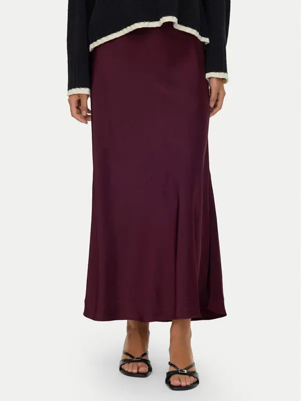 Vero Moda Vero Moda Midi suknja Elena 10337459 Ljubičasta Regular Fit