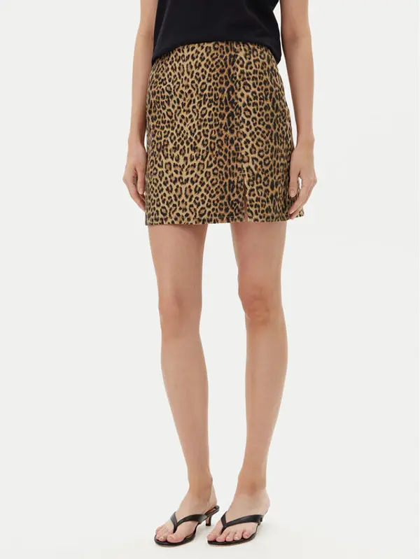 Vero Moda Vero Moda Mini suknja Nelly 10329966 Smeđa Slim Fit