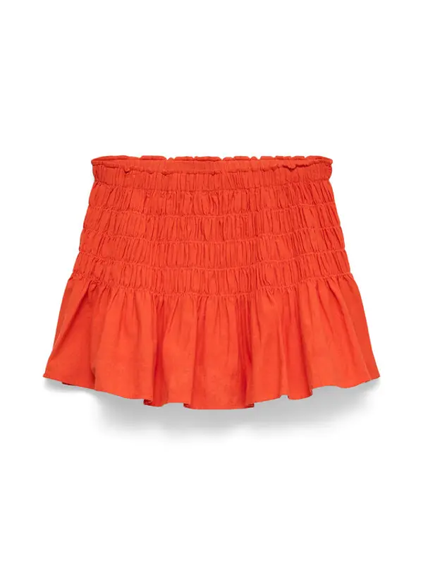 Vero Moda Vero Moda Mini suknja Sofia 10350924 Narančasta Regular Fit
