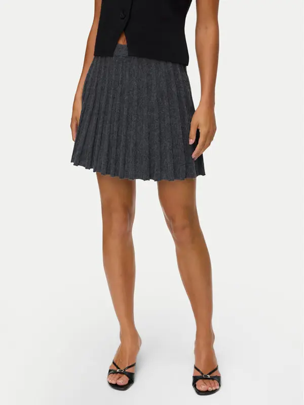 Vero Moda Vero Moda Plesirana suknja Marina 10331534 Siva Regular Fit