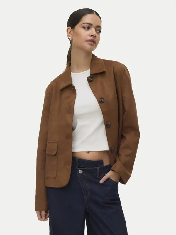 Vero Moda Vero Moda Prijelazna jakna Jose Kelly 10338632 Smeđa Regular Fit