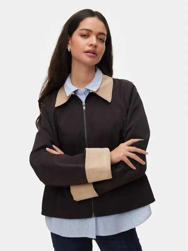 Vero Moda Vero Moda Prijelazna jakna Vicky 10347720 Smeđa Relaxed Fit