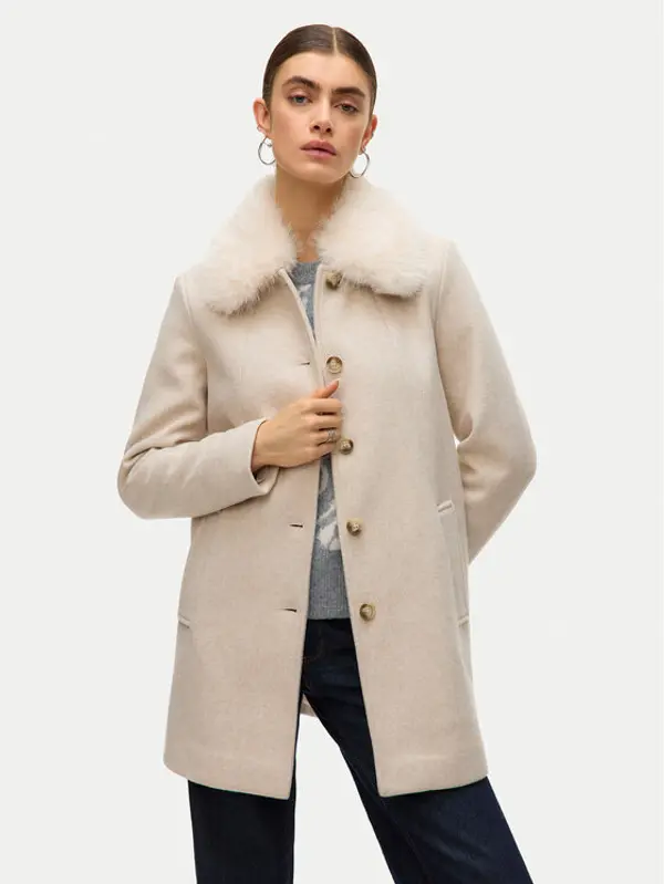 Vero Moda Vero Moda Prijelazni kaput Autumn 10331559 Bež Regular Fit