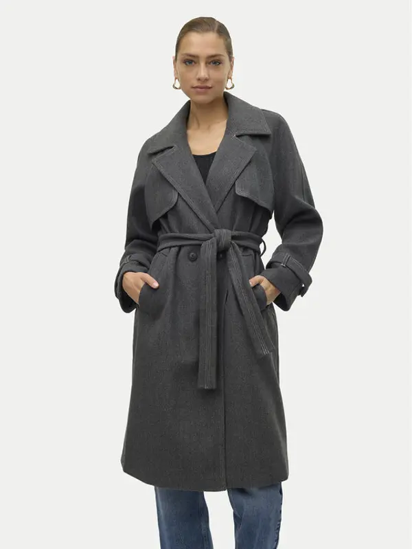 Vero Moda Vero Moda Prijelazni kaput Pop Miley 10319995 Siva Regular Fit