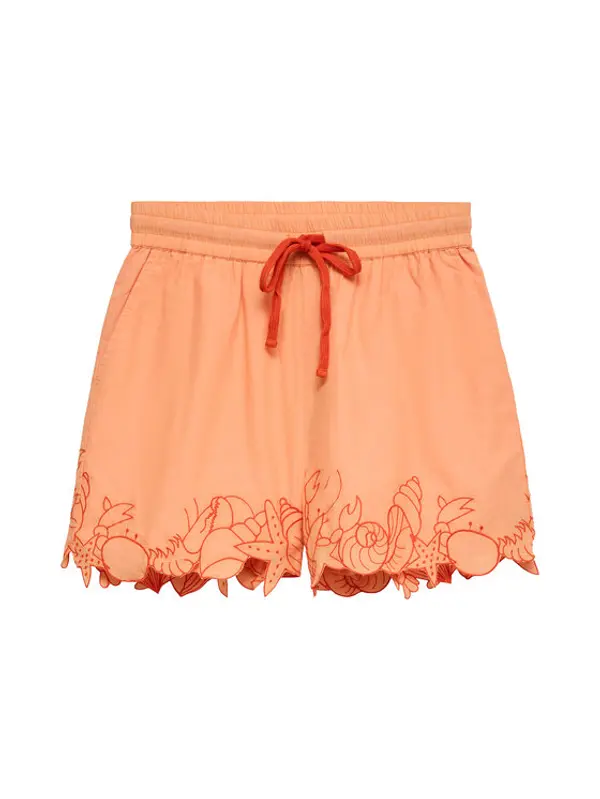 Vero Moda Vero Moda Sportske kratke hlače Lucia 10350997 Svijetlo narančasta Regular Fit