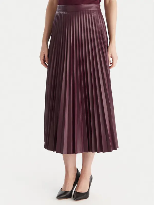 Vero Moda Vero Moda Suknja od imitacije kože Bella Holly 10319036 Ljubičasta Regular Fit