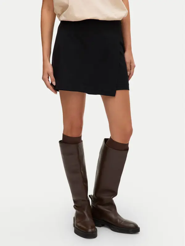 Vero Moda Vero Moda Suknja-šorc Melina 10332054 Crna Loose Fit