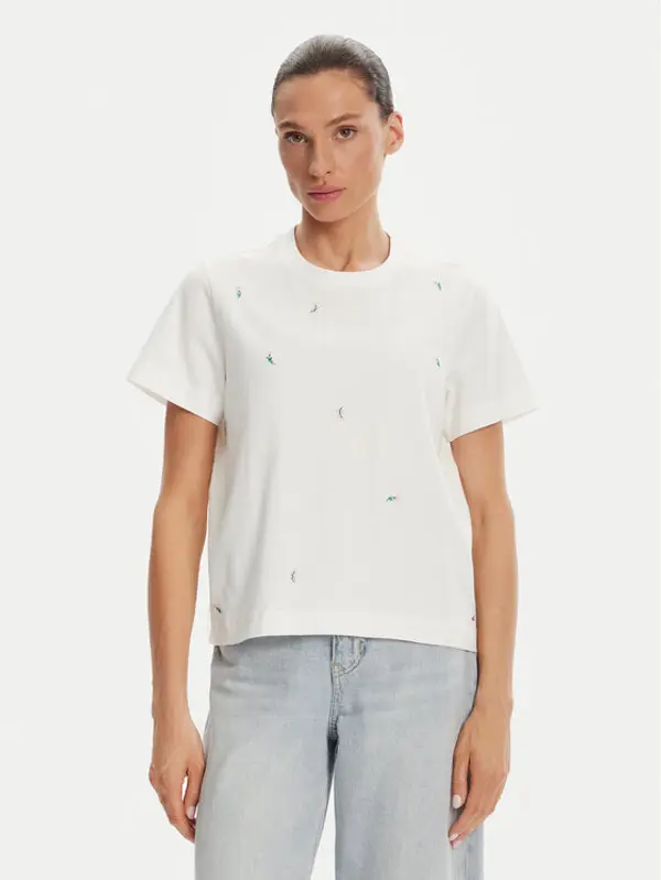 Vero Moda Vero Moda T-shirt 10325318 Bijela Regular Fit
