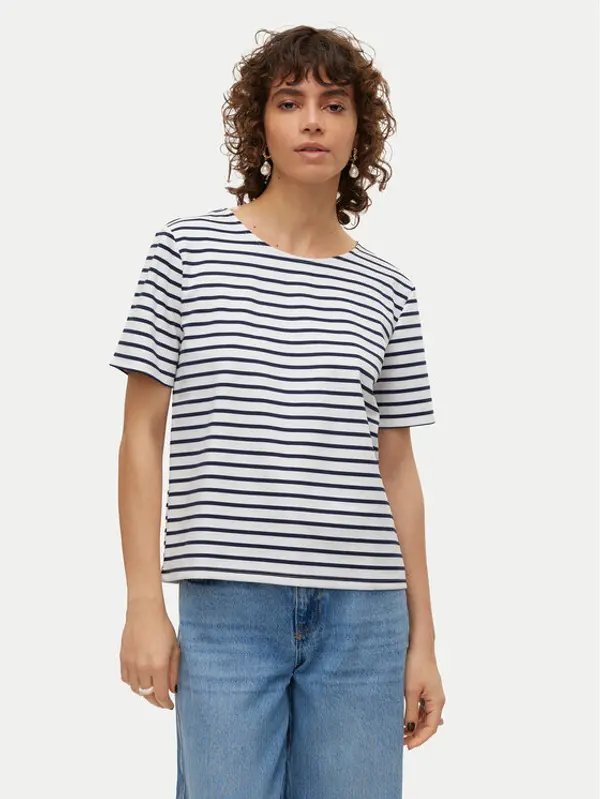 Vero Moda Vero Moda T-shirt Abby 10304716 Bijela Regular Fit