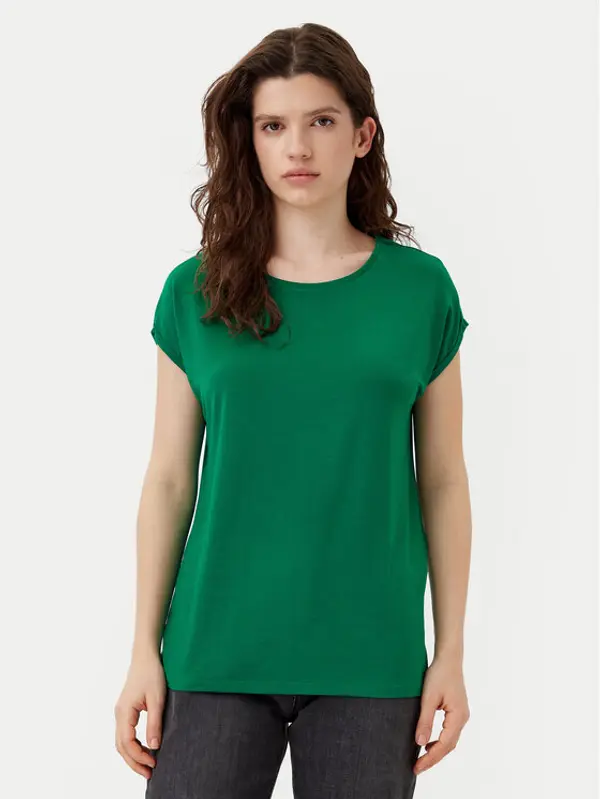 Vero Moda Vero Moda T-shirt Ava 10284468 Zelena Regular Fit