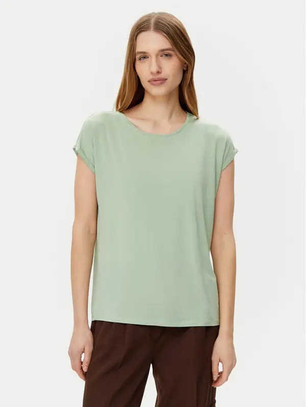 Vero Moda Vero Moda T-shirt Ava 10284468 Zelena Regular Fit