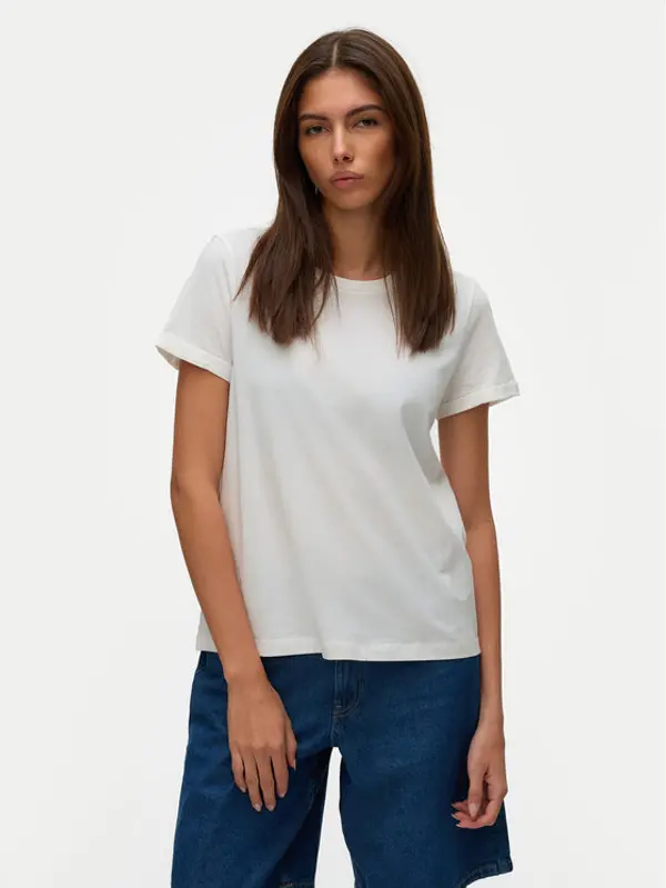 Vero Moda Vero Moda T-shirt Blair 10325914 Bijela Regular Fit