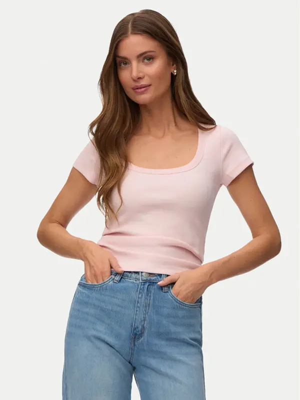 Vero Moda Vero Moda T-shirt Chloe 10344953 Ružičasta Regular Fit