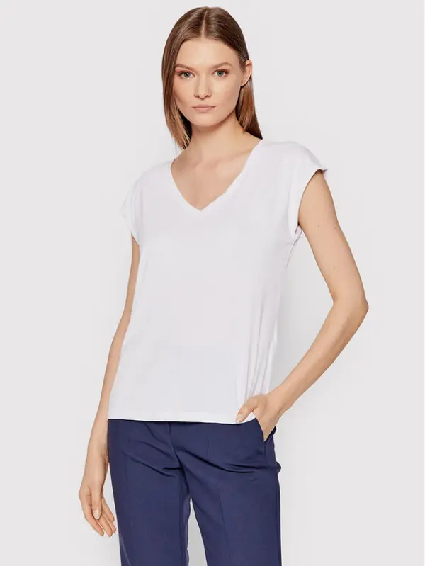 Vero Moda Vero Moda T-shirt Filli 10247666 Bijela Regular Fit