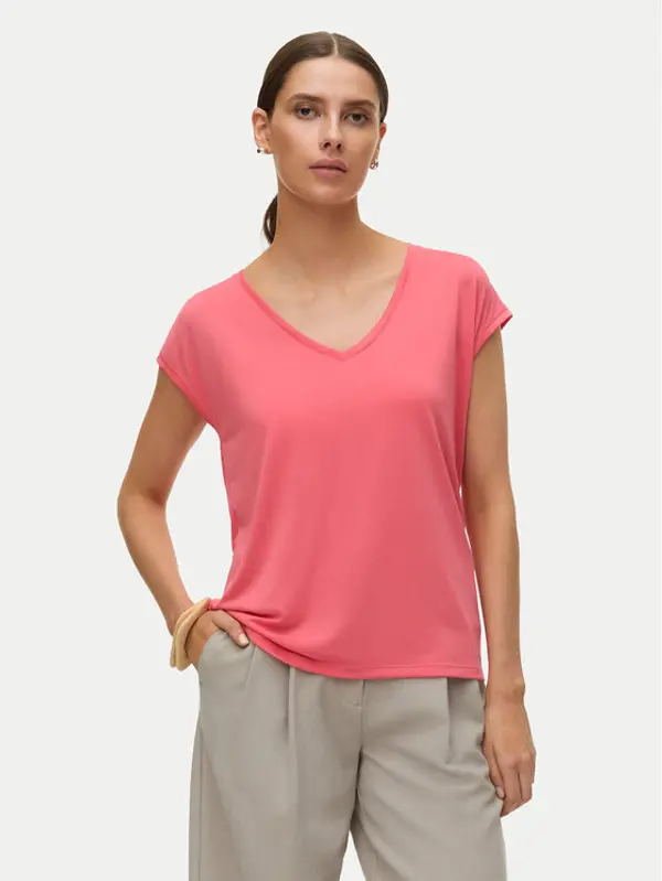 Vero Moda Vero Moda T-shirt Filli 10247666 Ružičasta Relaxed Fit