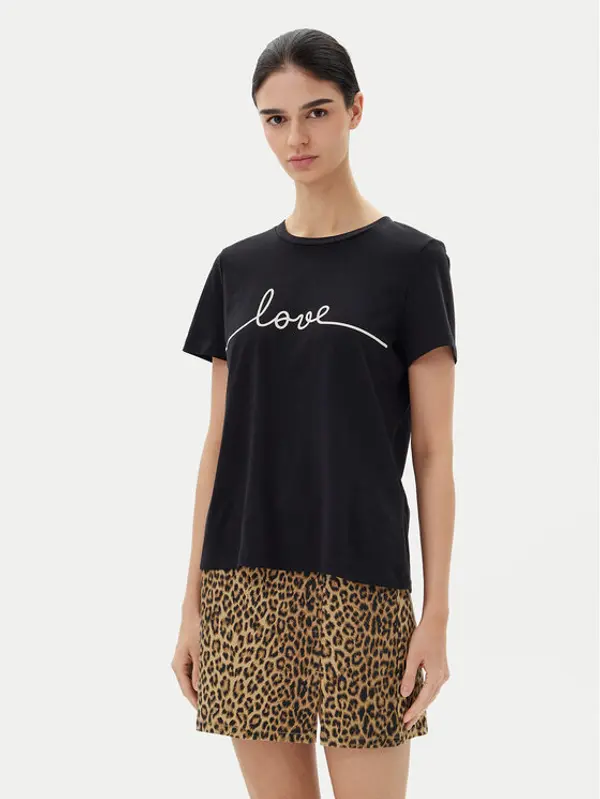 Vero Moda Vero Moda T-shirt Kami 10332587 Crna Relaxed Fit