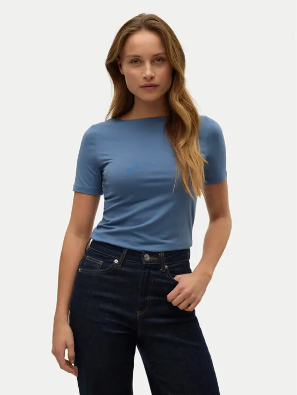 Vero Moda Vero Moda T-shirt Panda 10231753 Plava Regular Fit