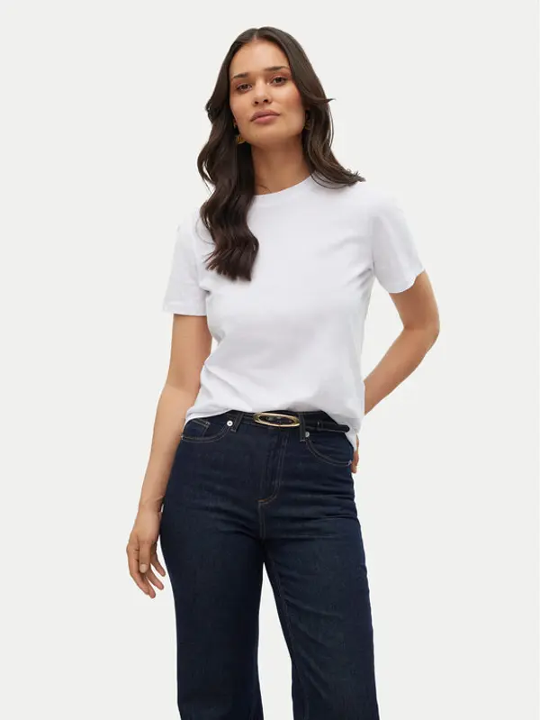 Vero Moda Vero Moda T-shirt Paulina 10316991 Bijela Regular Fit