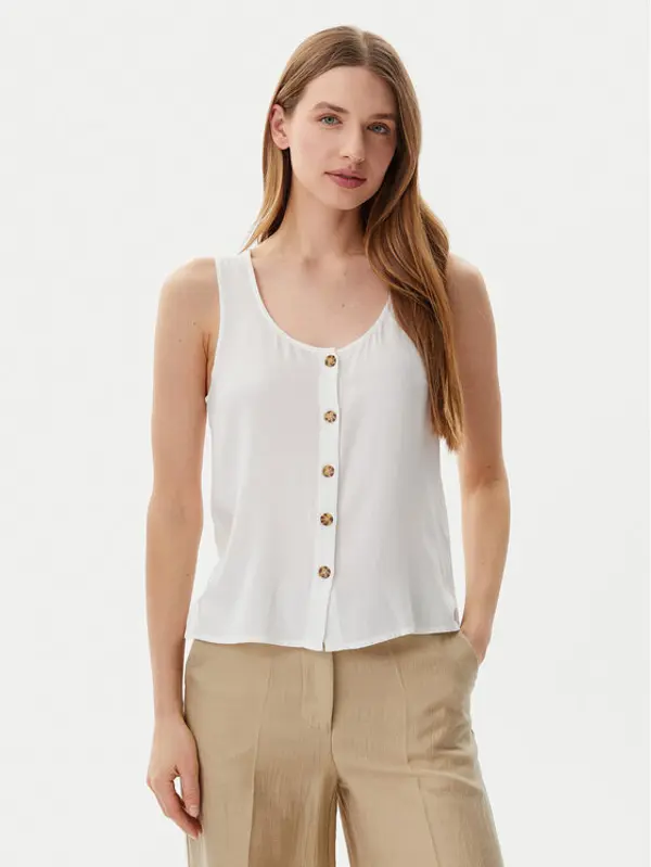 Vero Moda Vero Moda Top Bumpy 10325830 Bijela Standard Fit