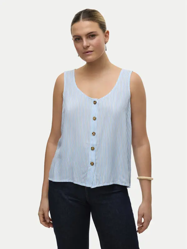 Vero Moda Vero Moda Top Bumpy 10325830 Svijetloplava Standard Fit