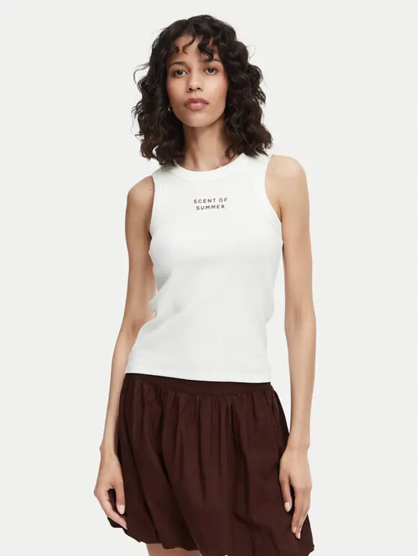 Vero Moda Vero Moda Top Nira 10341982 Bijela Slim Fit