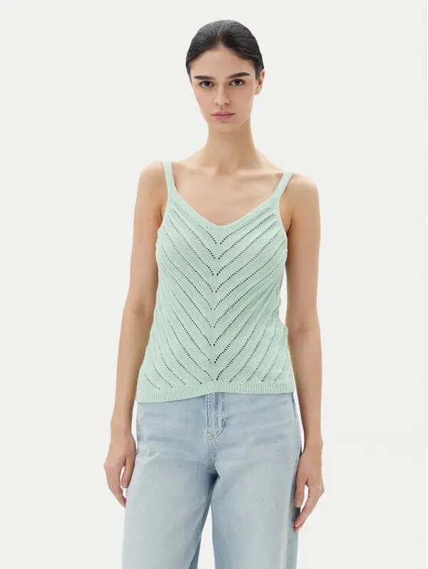 Vero Moda Vero Moda Top Peru 10326463 Zelena Regular Fit