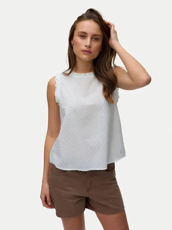 Vero Moda Vero Moda Top Trine 10342734 Bijela Regular Fit
