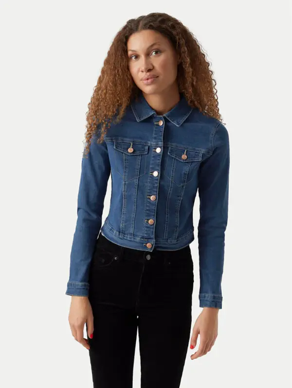 Vero Moda Vero Moda Traper jakna Luna 10279492 Plava Slim Fit