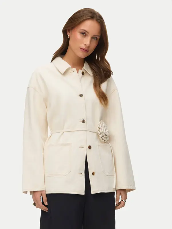 Vero Moda Vero Moda Traper jakna Sazzy 10339336 Bež Relaxed Fit