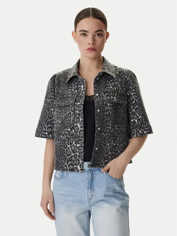 Vero Moda Vero Moda traper košulja Bella 10336318 Siva Loose Fit