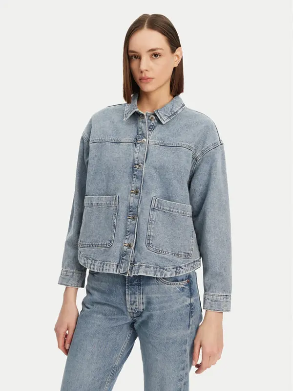 Vero Moda Vero Moda traper košulja Jamie 10331693 Plava Relaxed Fit