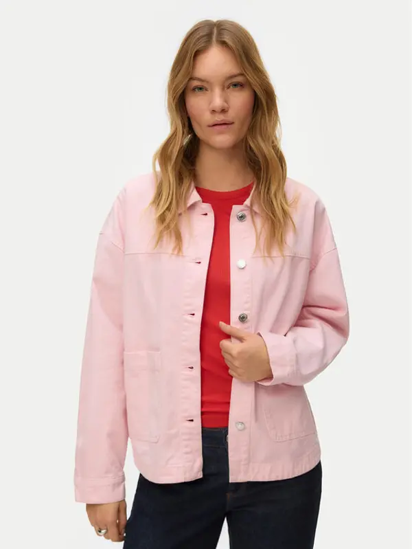 Vero Moda Vero Moda traper košulja Jamie 10331693 Ružičasta Relaxed Fit