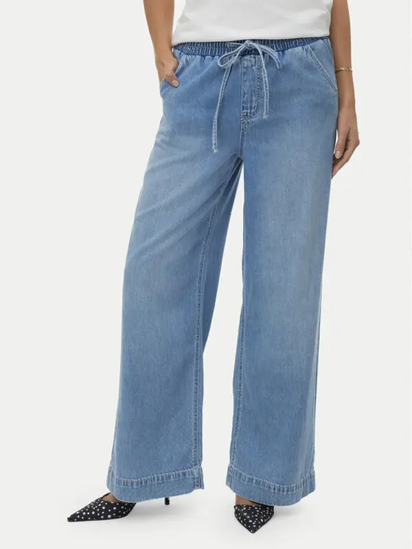 Vero Moda Vero Moda Traperice Allison 10342870 Plava Wide Leg