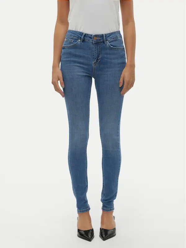 Vero Moda Vero Moda Traperice Flash 10300173 Plava Skinny Fit