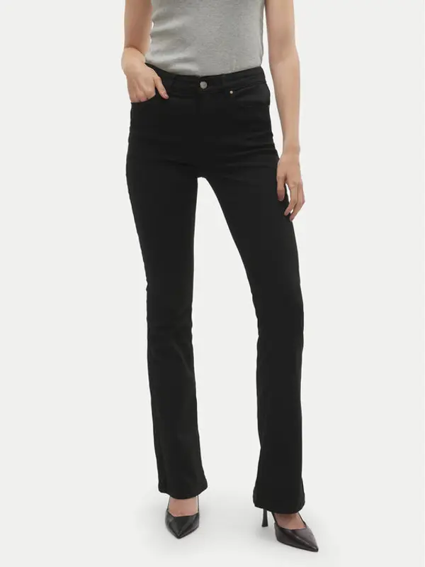 Vero Moda Vero Moda Traperice Flash 10305103 Crna Flared Fit