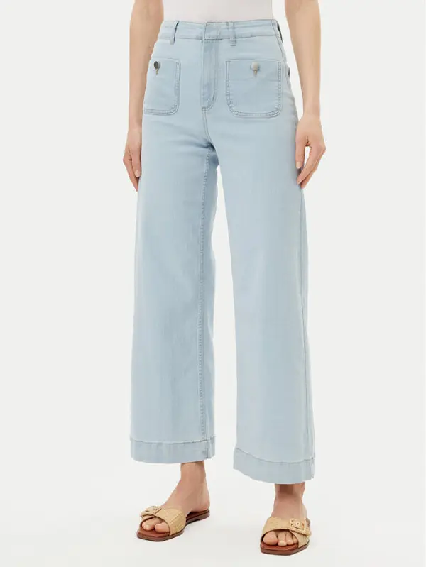 Vero Moda Vero Moda Traperice Kayla 10328192 Plava Wide Leg