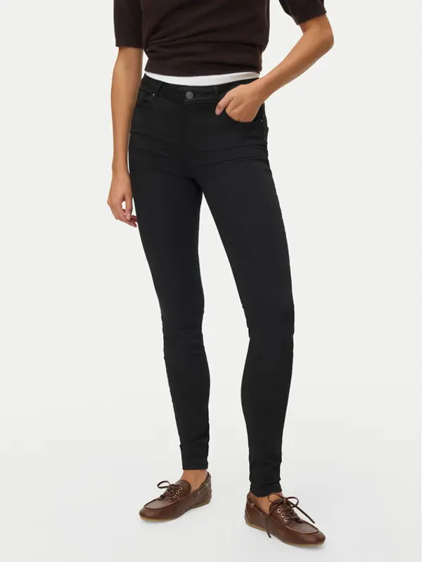 Vero Moda Vero Moda Traperice Lux 10158160 Crna Slim Fit