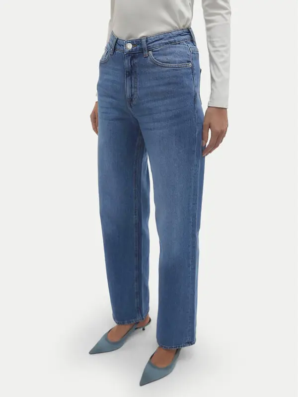 Vero Moda Vero Moda Traperice Tessa 10308153 Plava Wide Leg