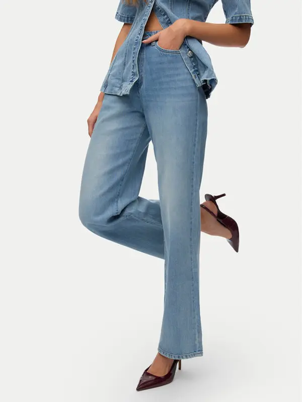 Vero Moda Vero Moda Traperice Vega 10347947 Plava Wide Leg