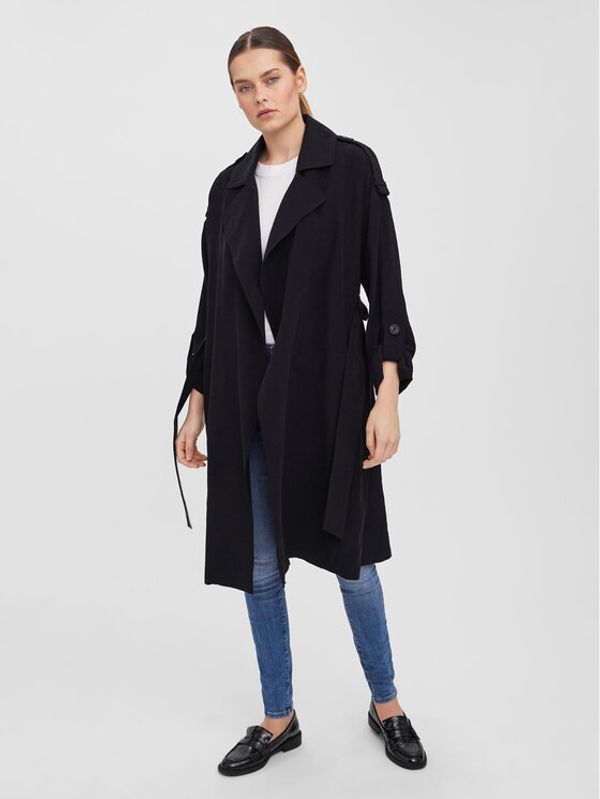 Vero Moda Vero Moda Trench Bella 10252979 Crna Relaxed Fit