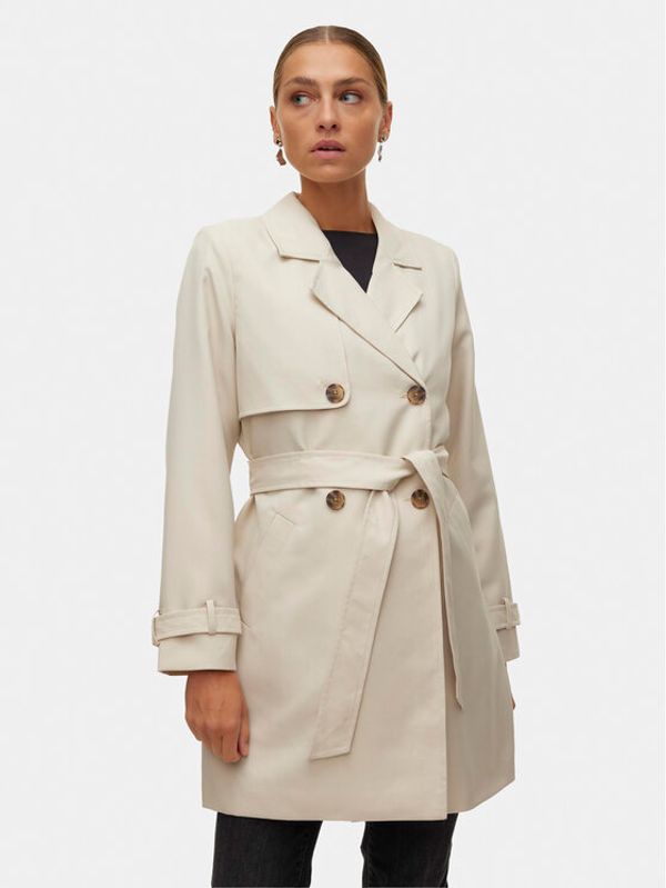 Vero Moda Vero Moda Trench Celeste 10239411 Bež Regular Fit