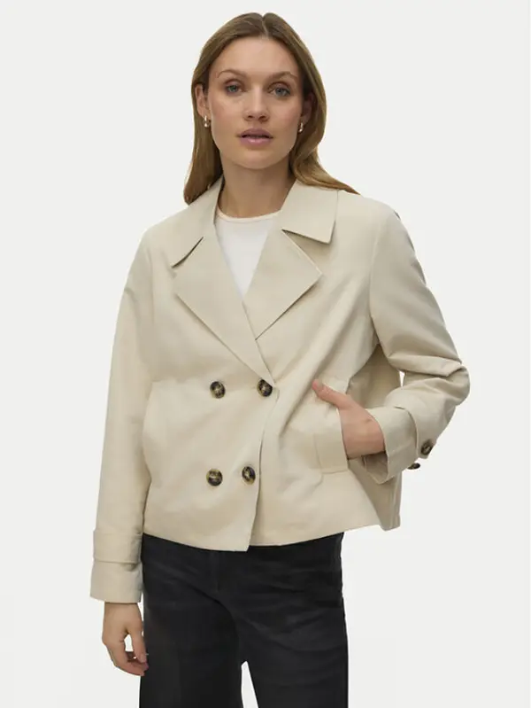 Vero Moda Vero Moda Trench Chloemia 10308267 Svijetlo bež Regular Fit