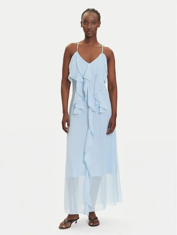 Vero Moda Vero Moda Večernja haljina Camille 10336405 Svijetloplava Regular Fit