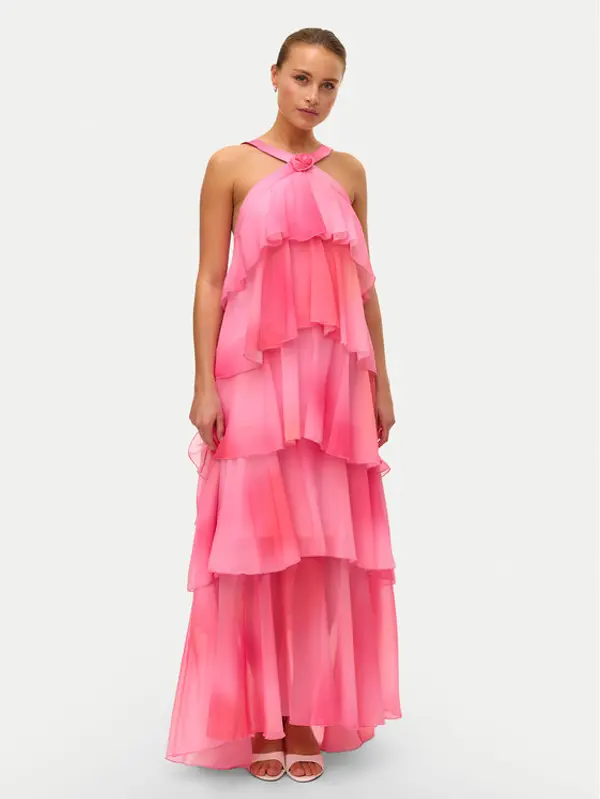 Vero Moda Vero Moda Večernja haljina Felicia 10295237 Ružičasta Slim Fit