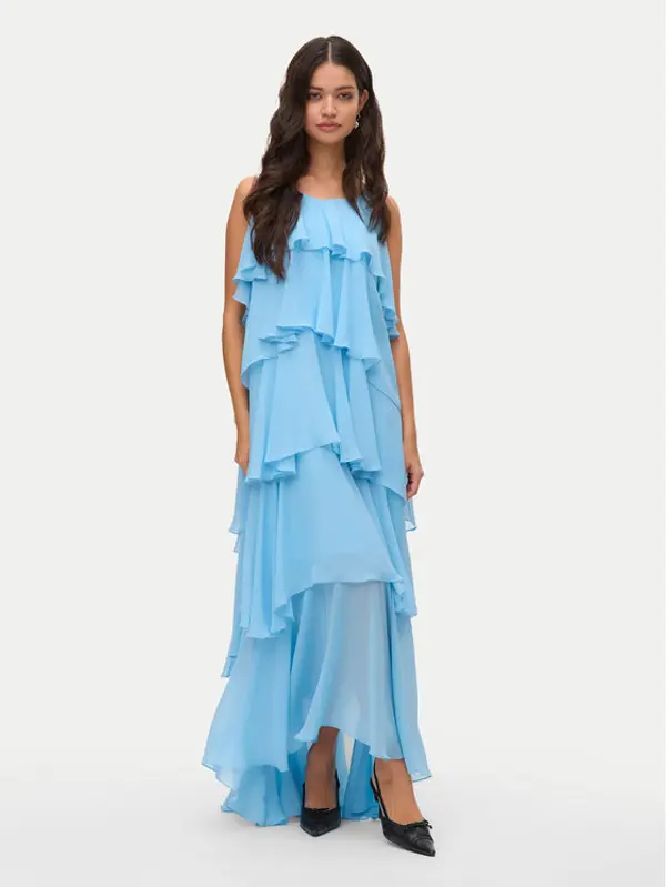 Vero Moda Vero Moda Večernja haljina Felicia 10331377 Svijetloplava Regular Fit